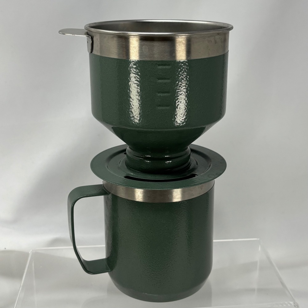 Stanley Classic Perfect-Brew Pour Over Set Hammertone Green Stainless Steel Mug - Picture 4 of 15